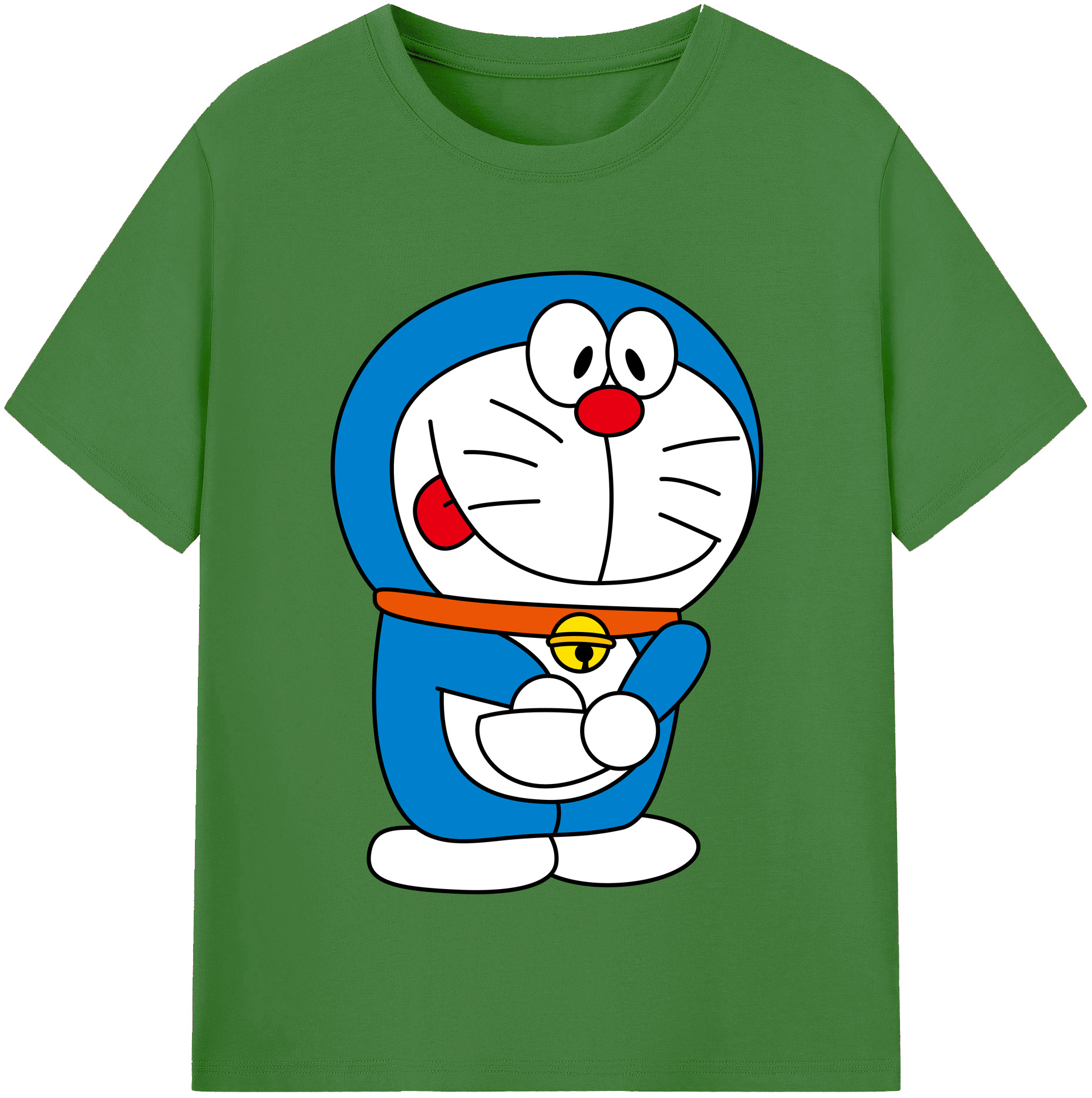 （画像用） ドラえもん Doraemon レディースカジュアルプリントTシャツ（綿100％）